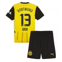 Borussia Dortmund Pascal Gross #13 Domáci Detský futbalový dres 2024-25 Krátky Rukáv (+ trenírky)